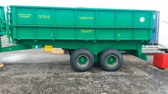 Прицеп самосвальный тракторный с боковой разгрузкой ПСТБ-12 (фото 4)