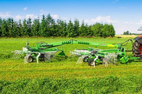 Грабли-валкообразователи SaMASZ DUO 680 / 740 двухроторные (фото 9)