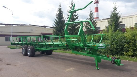 Полуприцеп-рулоновоз тракторный ПРТ-12 самозагружающийся