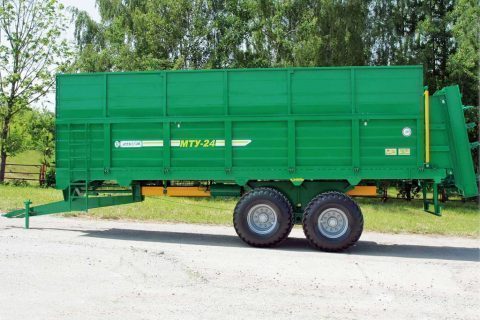 Машина для внесения твердых органических удобрений МТУ-24-1 (фото 2)